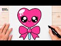 How to Draw a Cute Kawaii Lollipop ???????? | Easy Cute Digital Illustration