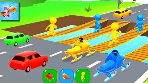 Shape-shifting All Levels Mobile Walkthrough Game iOS,Android Stick Race Gameplay New Level