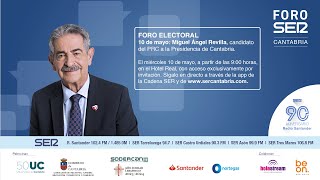 Miguel Ángel Revilla, candidata del PRC a la Presidencia de Cantabria.