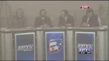 Kyle Field Implosion: KBTX Set (TV Replay)