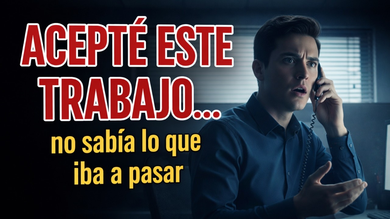 ACEPTE ESTE TRABAJO SIN SABER LO QUE IBA A PASAR