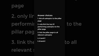 Fill in the blank: When linking your topic cluster together, it’s critical that you __________.