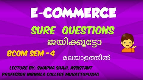 E-Commerce,  sure Questions