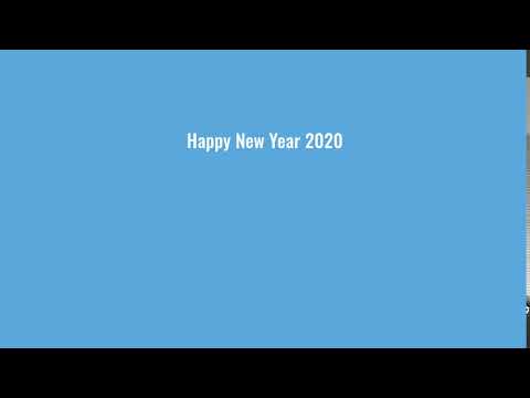 Goodbye 2019 Happy New Year 2020