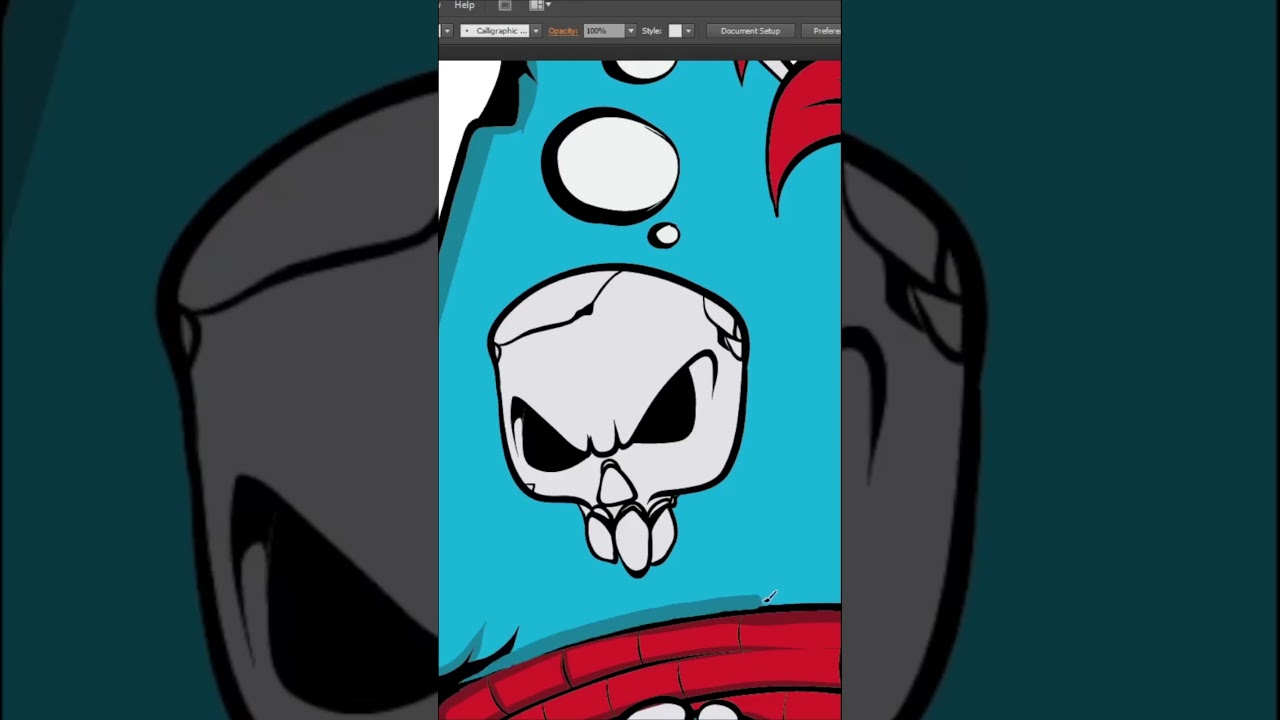 pirate skull illustration.adobe illustrator.adobe photoshop.illustration.mascot