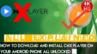 How to download and install Cnx Player All unlocked all explained in Urdu,hindi screenshot 4