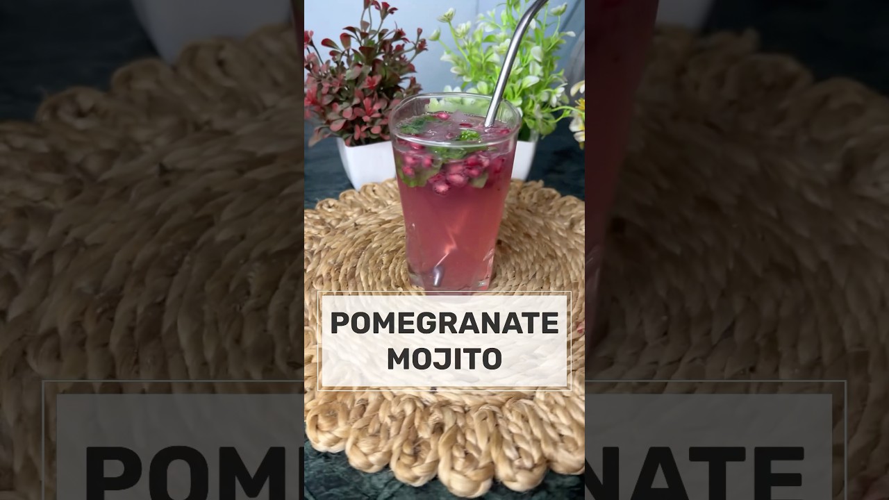 *POMEGRANATE MOJITO🍹*| Refreshing,Easy & Delicious Cocktail 😋🍹| How to make Mojito at home