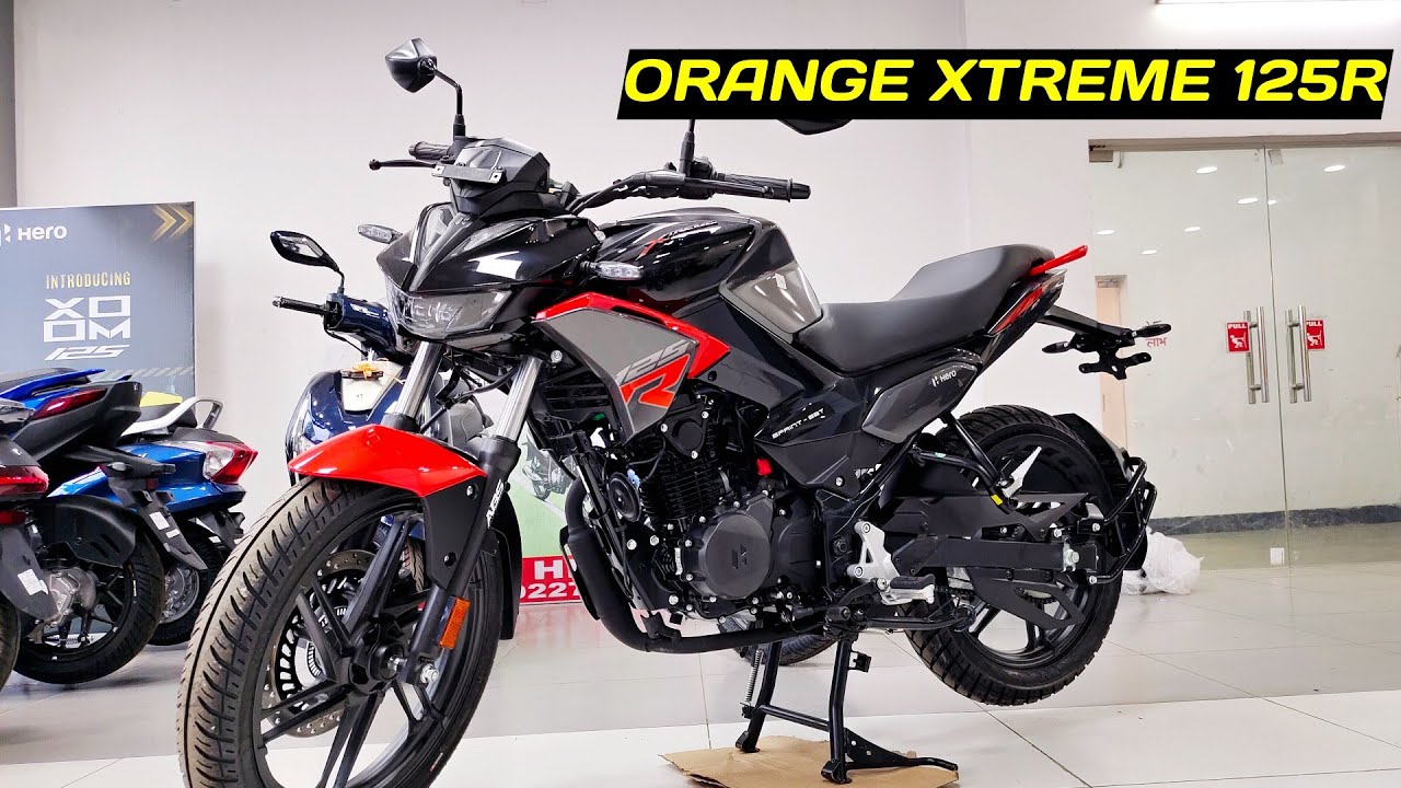 Yeh Hai New 2025 Hero Xtreme 125R OBD-2B Orange Colour Detail Walkaround Review ⭕‼️⭕|| @LocalAbroad