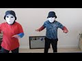 Mat and bryce dancing jabbawockeez nba finals with masks
