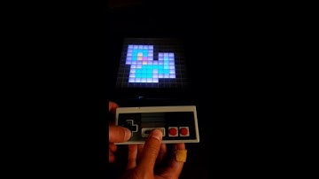 LED Arduino Ikea Tetris Table with Boxworld (Sokoban) and other games