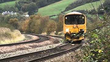 Network Rail 950 Approaching Llandudno Junction 27-10-2011