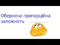 Обрена пропоційна залежність. Що це ? Які величини мають таку залежність ?