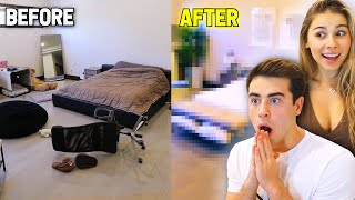 SURPRISING My Boyfriend With A NEW ROOM MAKEOVER!