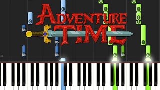 ADVENTURE TIME - Ultimate Piano Medley (Synthesia Tutorial) chords