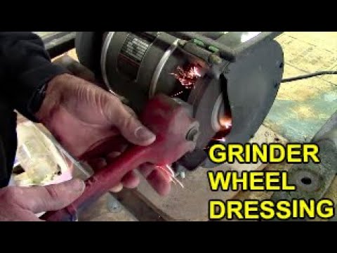 Cleaning Bench Grinder Wheel - Dressing Stone, Tool, Maintenance