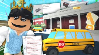 NEW SURPRISE BLOXBURG SCHOOL UPDATE... and SECRET TEST TROPHY ANSWERS