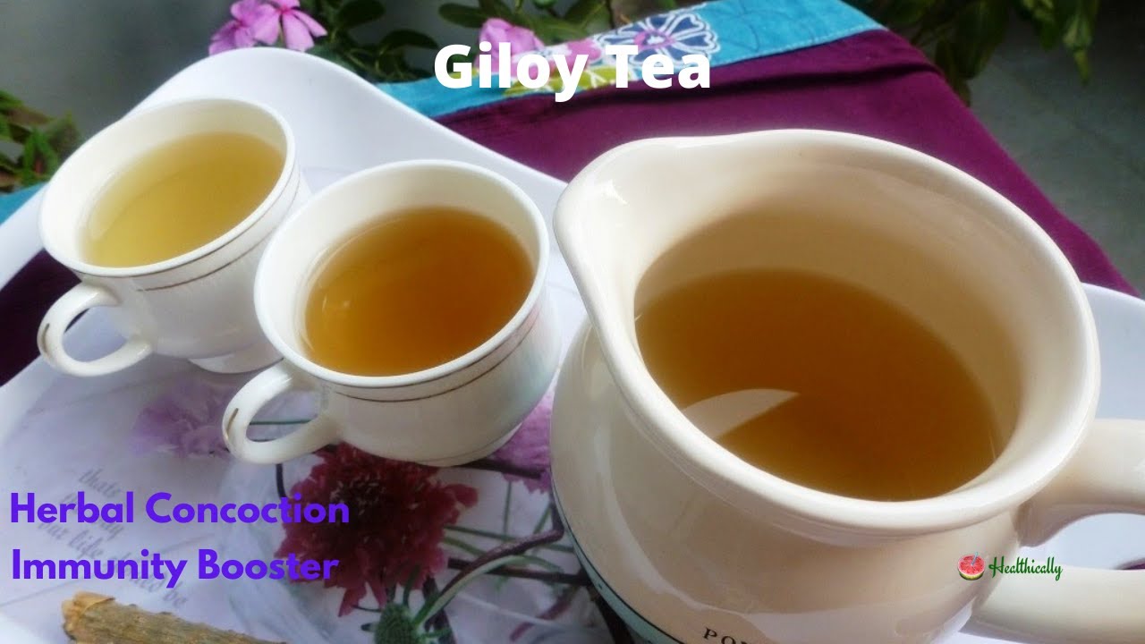 How to make Giloy tea at home /Immunity Booster tea /Covid19 pandemic / Healthically / Shorts | Healthically Kitchen
