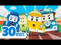 Sports Song for Kids│Let&#39;s Run +│POLI Healthy Song Compilation│30 Min│Robocar POLI - Nursery Rhymes