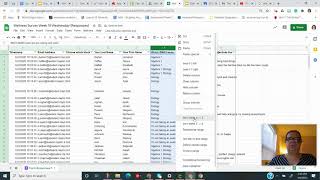 Searching for specific key words and data in Google Sheets