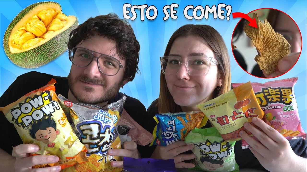 Snacks Raros PROBANDO SNACKS RAROS ASIÁTICOS 🎌 🇨🇳 🇰🇷 - YouTube