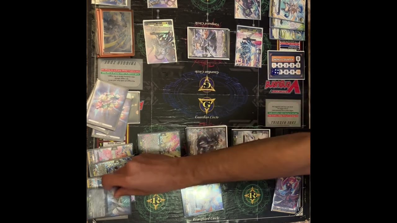 Cardfighter Vanguard practice: Salvation wing Angel Sarevsael vs Fated king of Miracles 