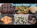 Lockdown Sunday Lunch Time Routine || Most Fudgy Brownies || Special Tawa Chicken With Tawa Sauce