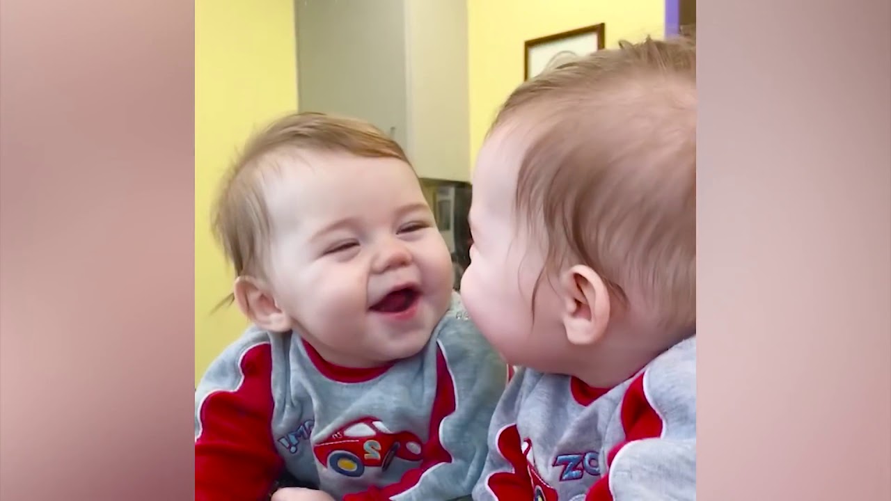 Funniest Babies Meet Themselves in Mirror WE LAUGH 48 YouTube