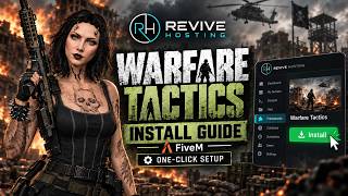 How to Install Warfare Tactics Framework in ONE CLICK | Revive Hosting FiveM Tutorial