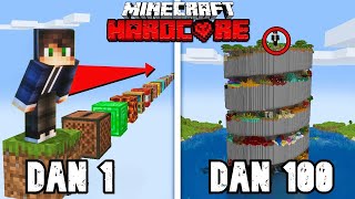 100 Dana U Parkour Civilizaciji u Minecraftu