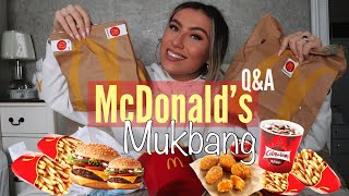 McDonald’s festive menu mukbang! | Q&amp;A