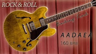 Rock n Roll Fast Blues Guitar Backing Track Jam in A Resimi