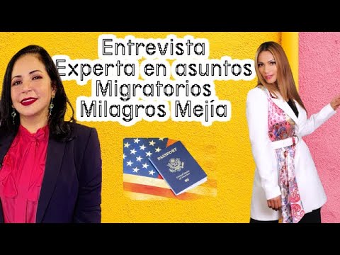 Entrevista con experta en asuntos migratorios Milagros Mejía en Acércate Más con Ana González