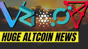 ALTCOINS IN ACTION!! Vechain VET, Zilliqa ZIL, Chiliz CHZ, Icon ICX, Cardano ADA