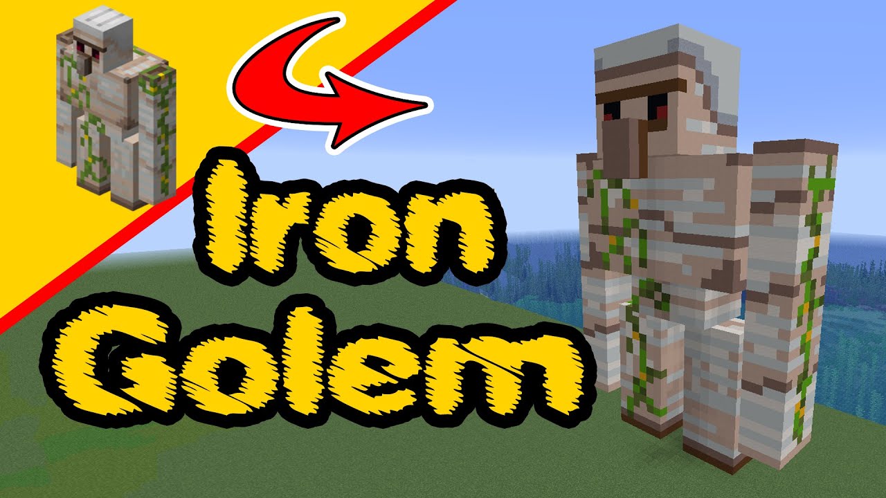 Minecraft Iron Golem Statue, Mob Build, Minecraft Iron Golem - PS23, Xbox,  Switch, PC, Pocket