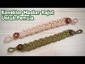 Konektor Masker Rajut Untuk Pemula // Crochet Mask Ear Saver for Beginner // Subtitle