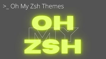 03 - With Linux - Oh My Zsh Themes To Change The Look Of your ZSHl (agnoster, bira, amuse, sorin)