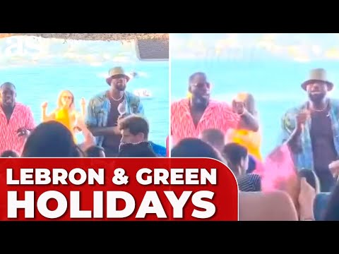 LEBRON JAMES and DRAYMOND GREEN heat up Cannes with EPIC DANCE PARTY ...
