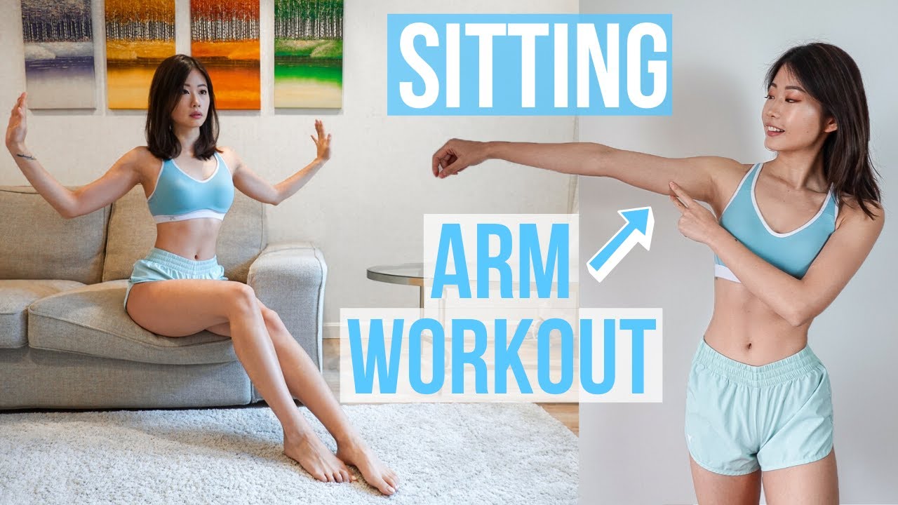 10 MIN SITTING ARM & SHOULDER WORKOUT (ON COUCH / BED WHILE