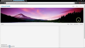 Simple css 3 layout tutorial- 2 - css tricks by Ahmad Malik
