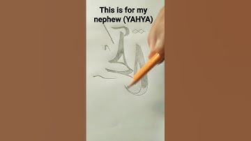 Yahya beautiful name 💕💕💕 #viral #viralvideo #vlog #calligraphy #yahya #art
