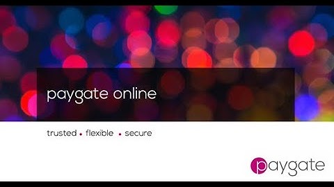 paygate online demonstration