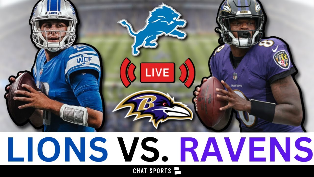 Lions vs. Ravens Livestream: How to Watch NFL Week 7 Online Today