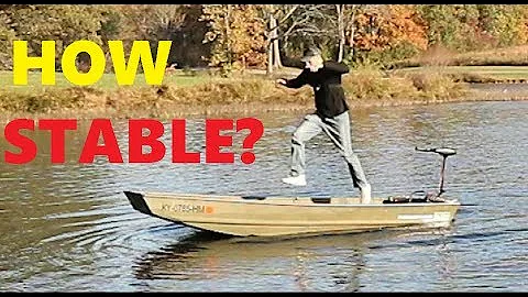 How stable is a jon boat (jon boat series, 3) trac...