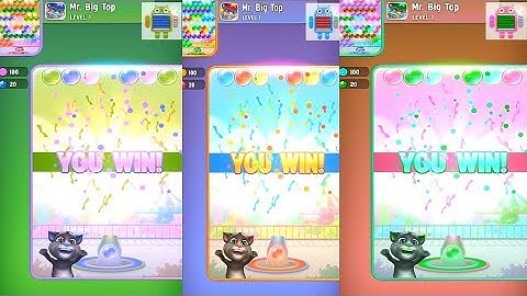 Talking Tom Bubble Shooter Level 1