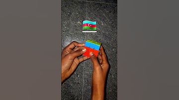 how to create azerbaijan 🇦🇿 flag in rubic cube