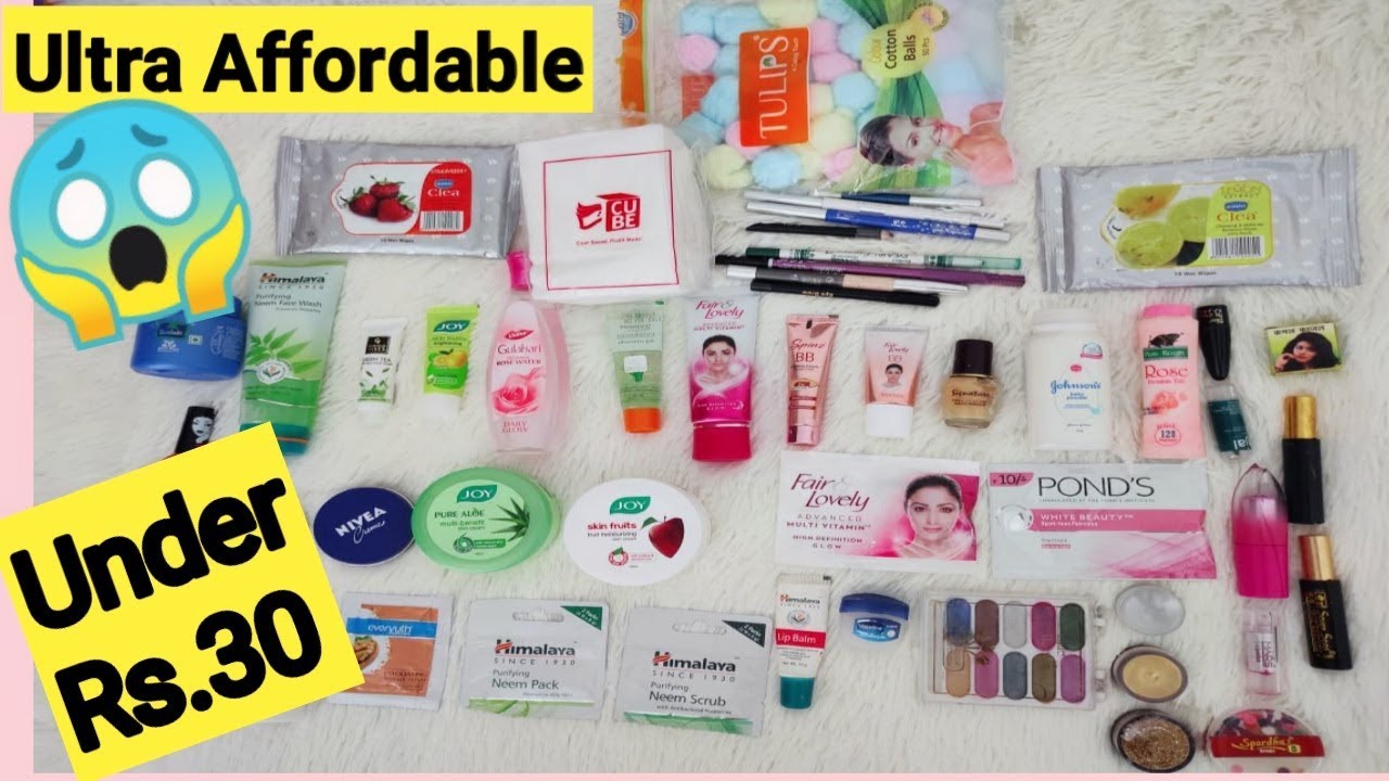 Best Makeup & Skincare Products under Rs. 30 || Ultra Affordable Makeup || Reena tanwar ||