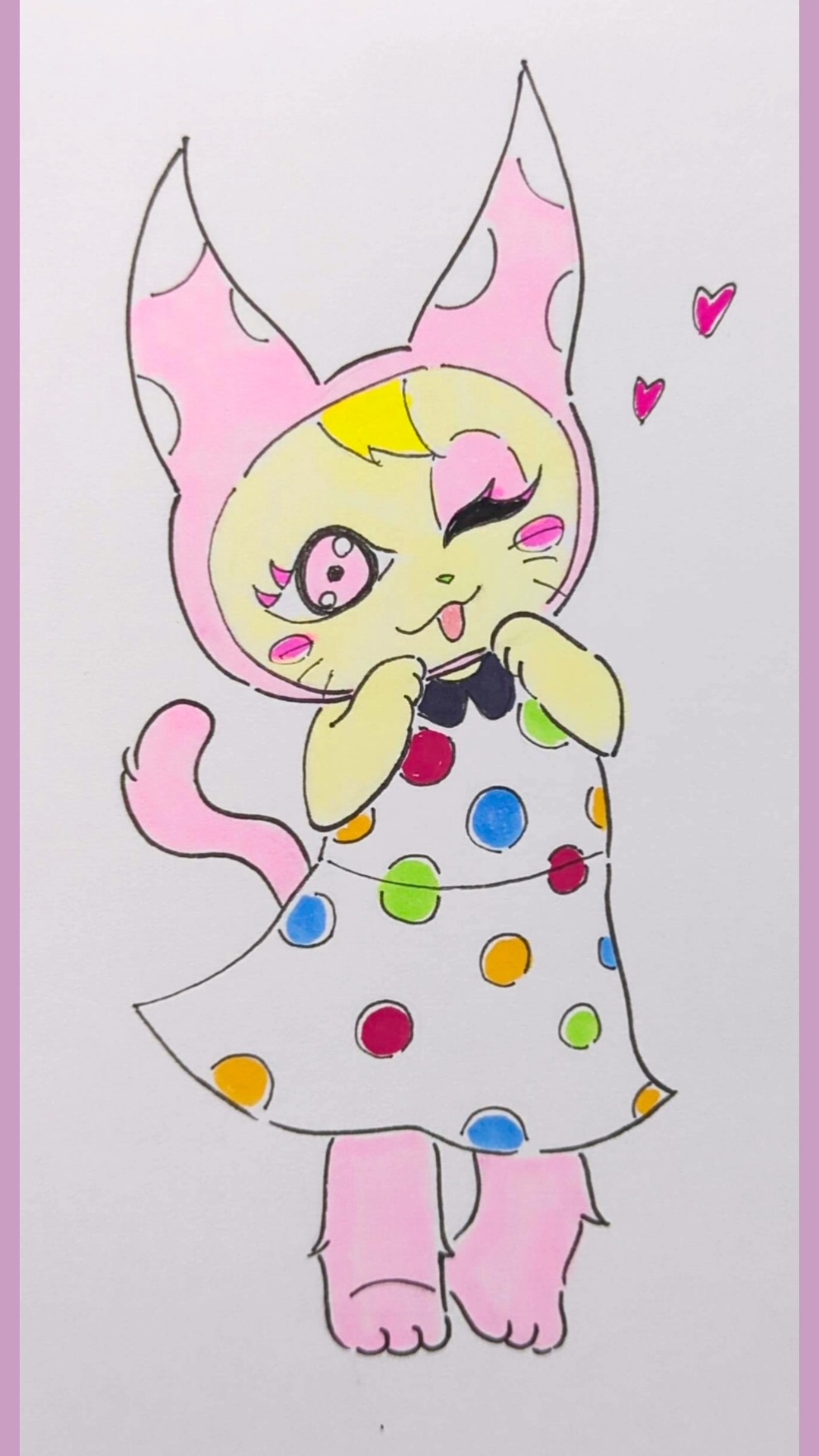 あつ森猫化描いてみた🐈🍒】クリスチーヌ🩷フランソワ🩵 - YouTube