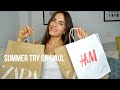 Summer Try on Haul // incl. ZARA, H&M, MANGO etc.