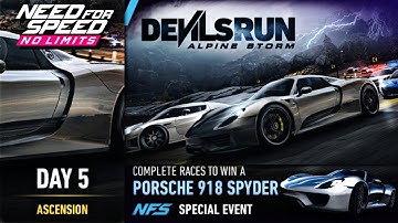 Day 5 (Ascension) - Porsche 918 Spyder | Need For Speed: No Limits