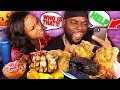 TEXTING ANOTHER GIRL PRANK + OXTAILS, RIBS, LOBSTER, SHRIMP SEAFOOD MUKBANG MUKPRANK | QUEEN BEAST